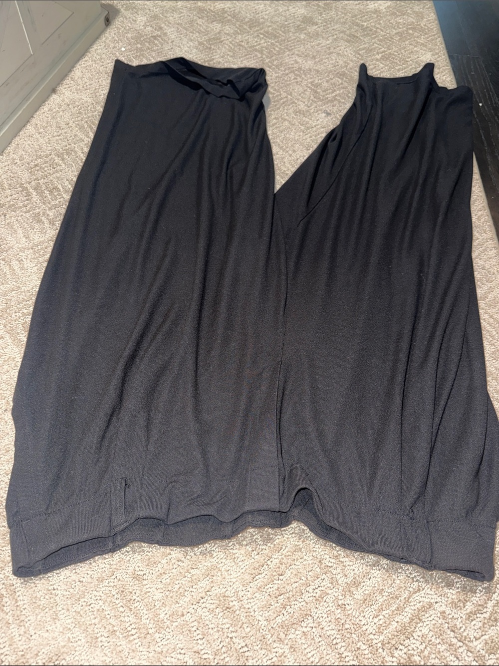 HALARA Black Wide-Leg Palazzo Jumpsuit Pants